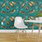 Pre-Pasted Wallpaper 2FT Wide Love Otters Otter Animals Green Sea Sweet Swim Floating Couple River Water Baby Custom Pre-pasted Wallpaper by Spoonflower